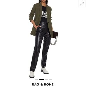 Rag & Bone Olive Ames Cotton Blazer size 6